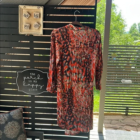 CAbi Multicolor Abstract Print Top - Picture 3 of 3